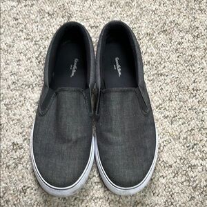 Gray Slip-On Sneakers
